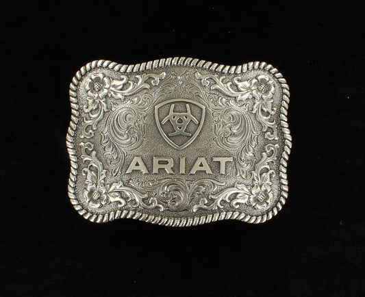 ARIAT  SILVER RECTANGLE BUCKLE