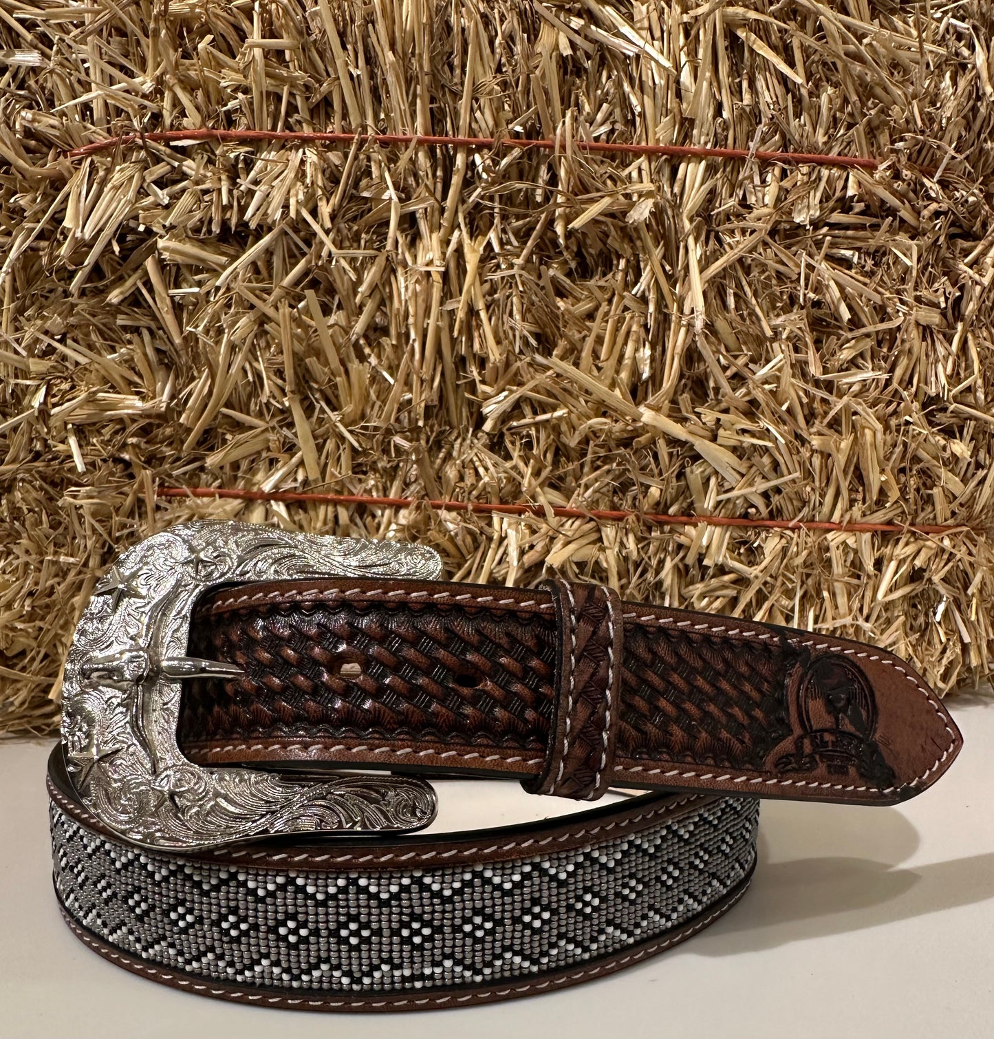 SNAKE BEADED BELT