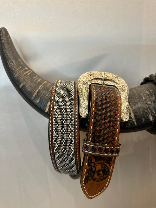 SNAKE BEADED BELT