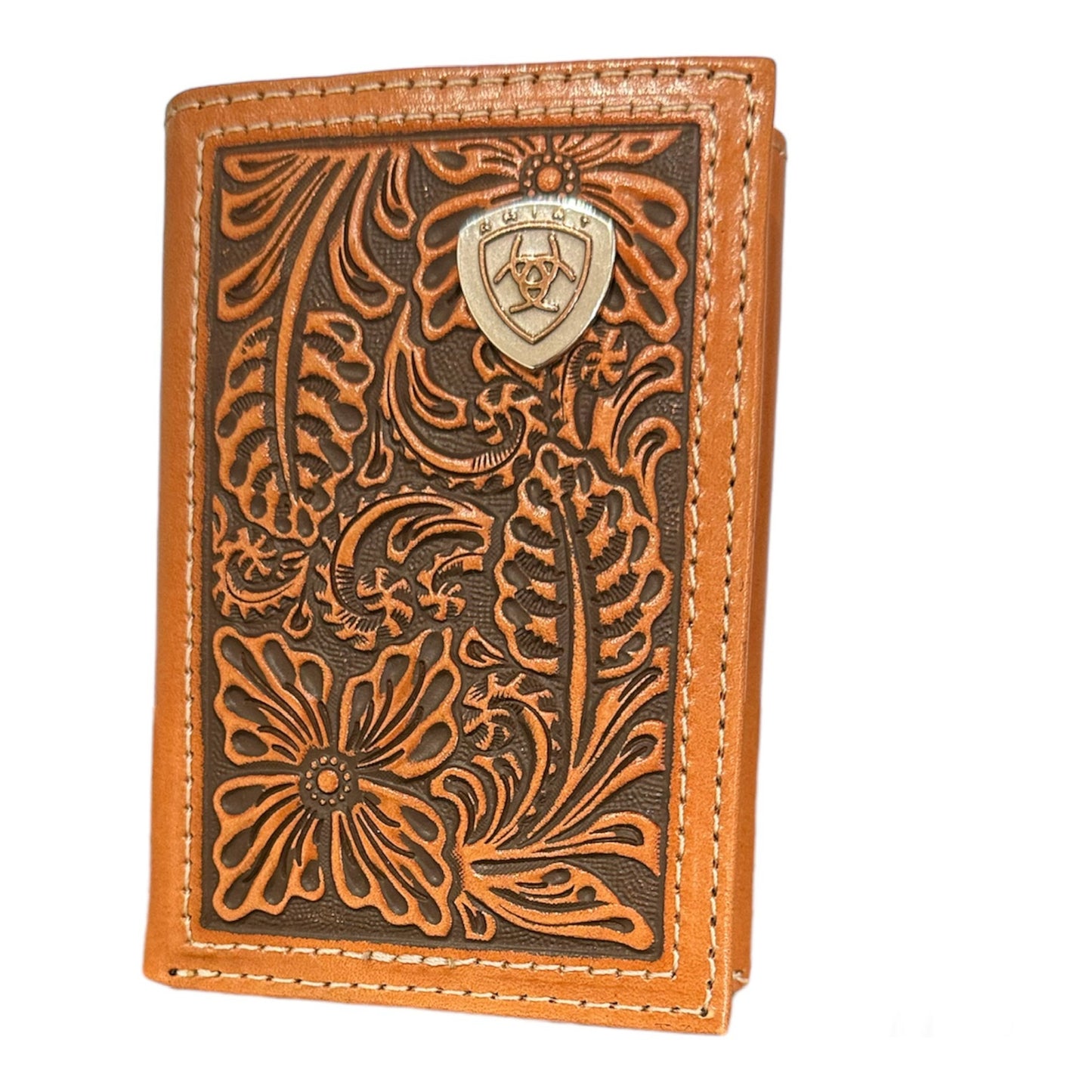 ARIAT TRI-FOLF WALLET FLORAL