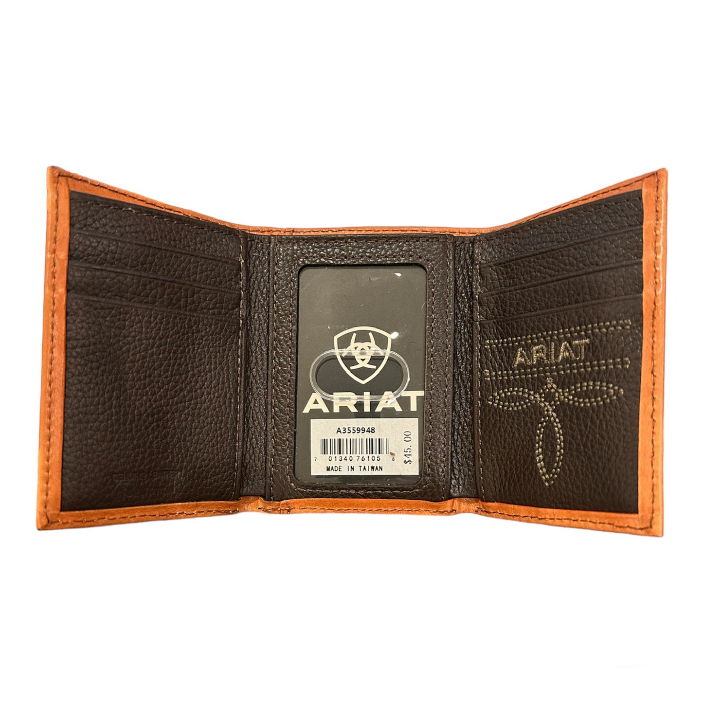 ARIAT TRI-FOLF WALLET FLORAL