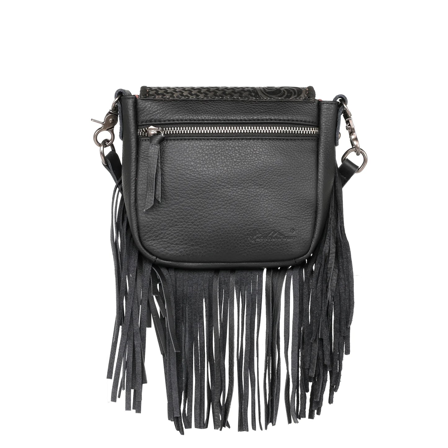 BLACK FRINGEN CROSSBODY