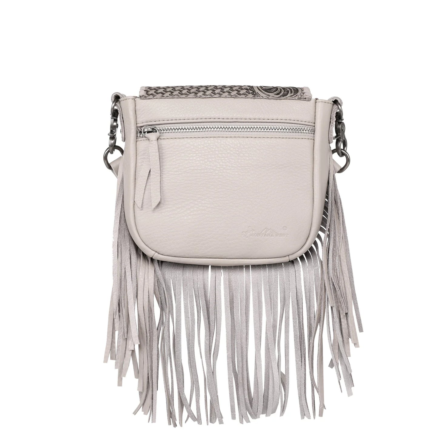 FRINGE CROSSBODY TAN