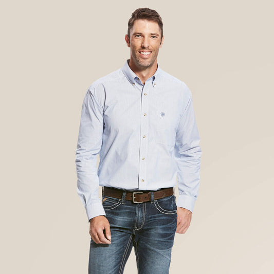 BLUE STRIPE ARIAT SHIRT