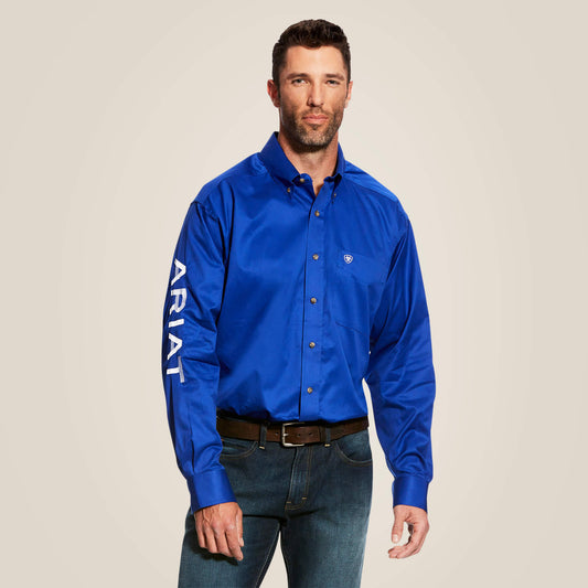 TEAM LOGO BLUE ARIAT SHIRT