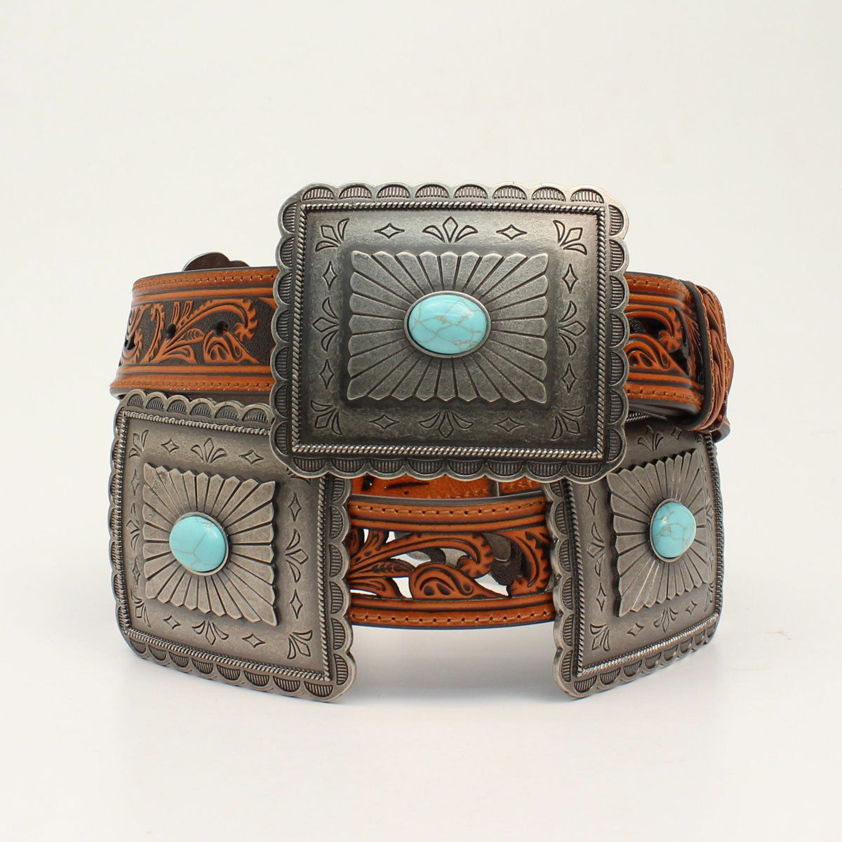 ARIAT RECTANGLE CONCHO BELT