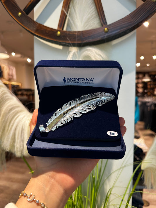 DURANGO SILVER HAT FEATHER