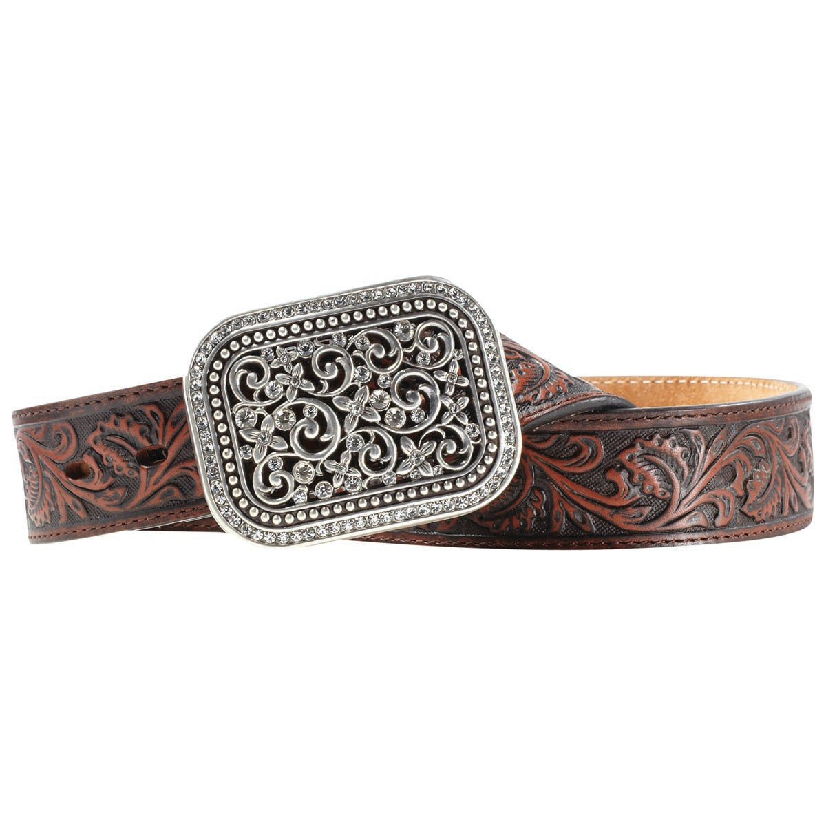 ORNATE SILVER BUCKLE ARIAT