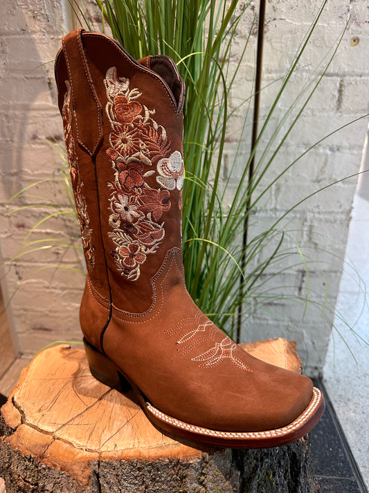 MALVINA NOBUCK AGAVE BOOTS