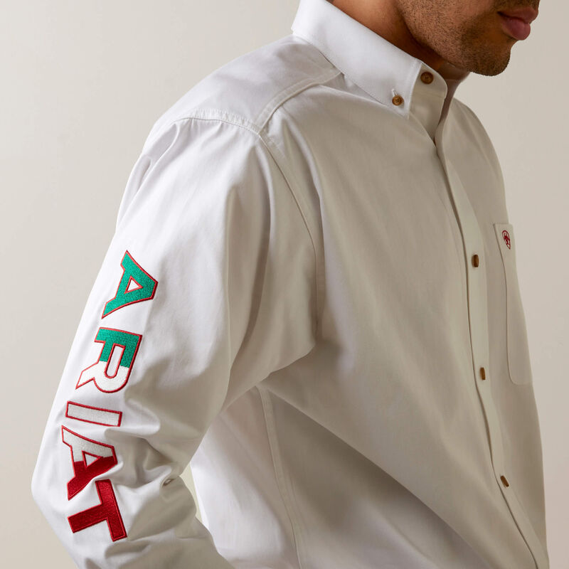 WHITE MEXICO ARIAT SHIRT